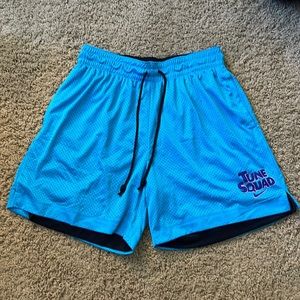 Nike x Space Jam Mesh Basketball Shorts - Blue/Black (Size M)